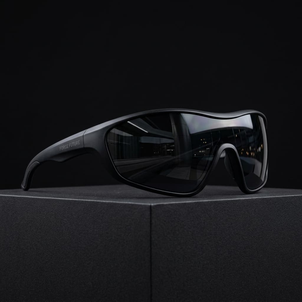 ZELIX Futuristic Shield Sunglasses